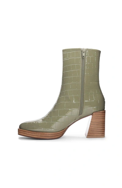 Shop Chinese Laundry Women's Danica Casual Bootie In Olive In Green