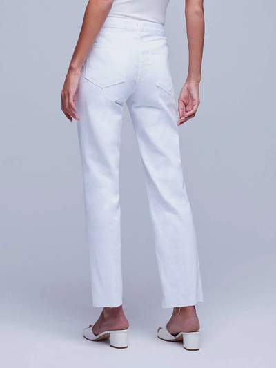 Shop L Agence Milana Stovepipe Jean In Blanc In White
