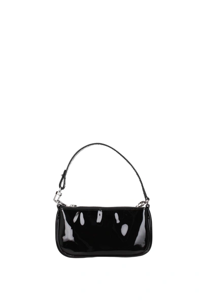 Shop By Far Handbags Rachel Patent Leather Black