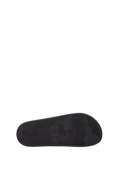 Shop Valentino Slippers And Clogs Rubber Black