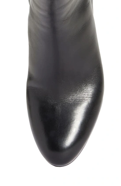 Prada Triangle Logo-plaque Ankle Boots In Black