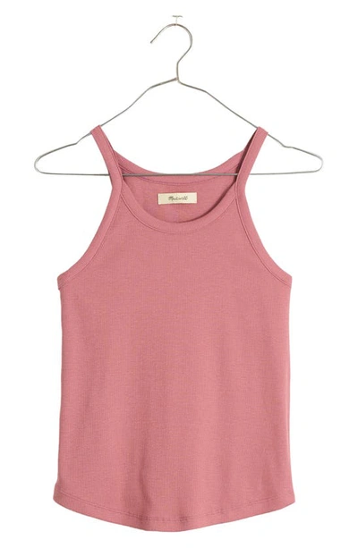 Shop Madewell Brightside '90s Tank In Pressed Grape