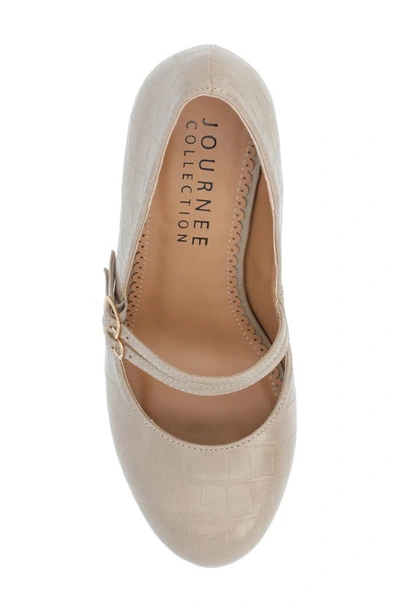 Journee Collection Journee Windy Mary Jane Pump In Taupe
