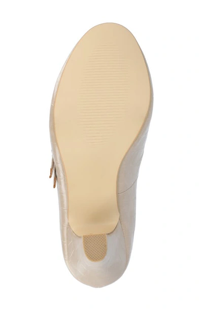 Shop Journee Collection Windy Mary Jane Pump In Taupe