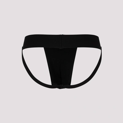 Rick Owens X Champion Jockstrap Underwear In Black