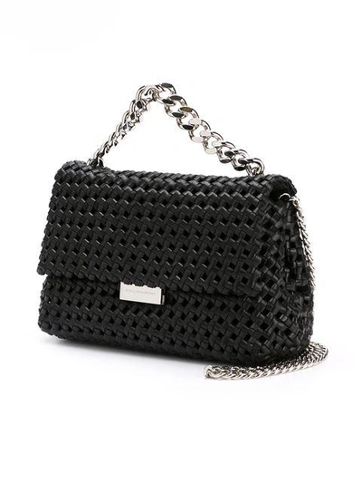 Shop Stella Mccartney 'becks' Weaved Shoulder Bag