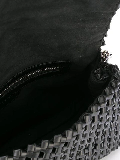 Shop Stella Mccartney 'becks' Weaved Shoulder Bag