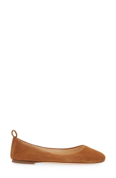 Shop Agl Attilio Giusti Leombruni Kim Ballet Flat In Brown