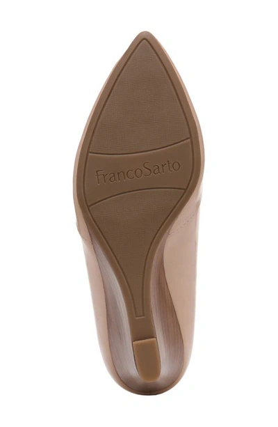 Shop Franco Sarto Frankie Leather Wedge Pump In Ballet