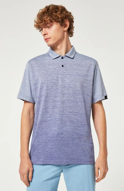 Shop Oakley Space Dye Performance Polo In New Lilac