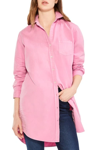 Shop Nic + Zoe Summer Day Tunic Shirt In Pink Hue