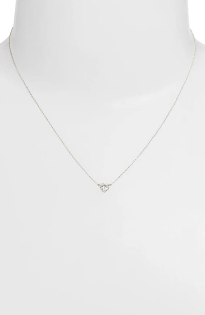 Shop Lightbox 0.50-carat Lab Grown Diamond Pendant Necklace In White/ 14k White Gold