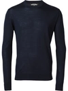 Dsquared2 Crew Neck Sweater In Blue