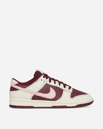 Shop Nike Dunk Low Retro Sneakers Night Maroon / Medium Soft Pink In Multicolor