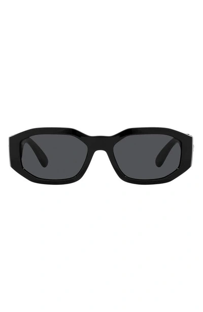 Versace 53mm round sunglasses hot sale