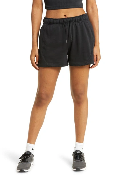 Nike Womens  Air Fleece Short In Black/ Black/ Black