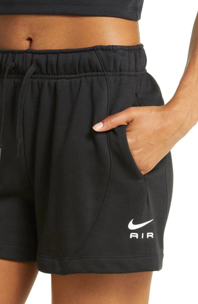 Nike Womens  Air Fleece Short In Black/ Black/ Black