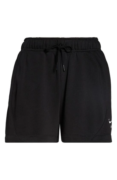 Nike Womens  Air Fleece Short In Black/ Black/ Black