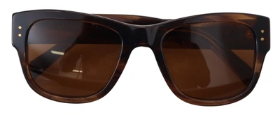 Shop Dolce & Gabbana Brown Square Acetate Frame Uv Dg4338f Women's Sunglasses