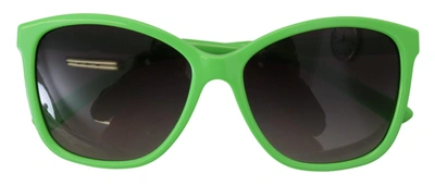 Shop Dolce & Gabbana Green Acetate Frame Round Shades Dg4170pm Women's Sunglasses