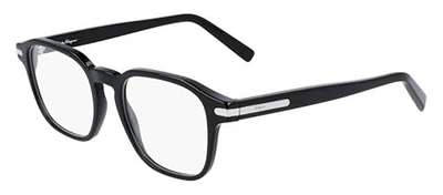 Shop Ferragamo Sf2878 001 Square Eyeglasses In Clear