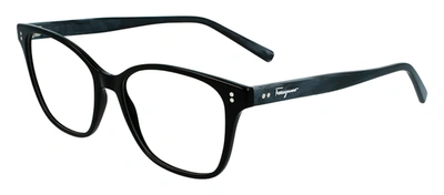 Shop Ferragamo Sf2912 004 Square Eyeglasses In Clear