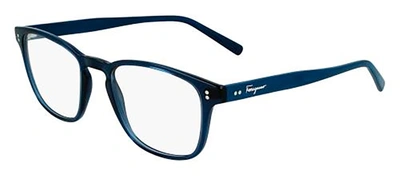 Shop Ferragamo Sf2913 402 Square Eyeglasses In Clear