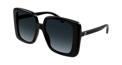 Shop Gucci Gg1314s 001 Square Sunglasses In Grey
