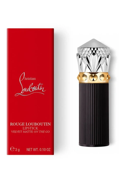 Christian Louboutin Rouge Louboutin Velvet Matte On The Go Lipstick In Diva Fire 007