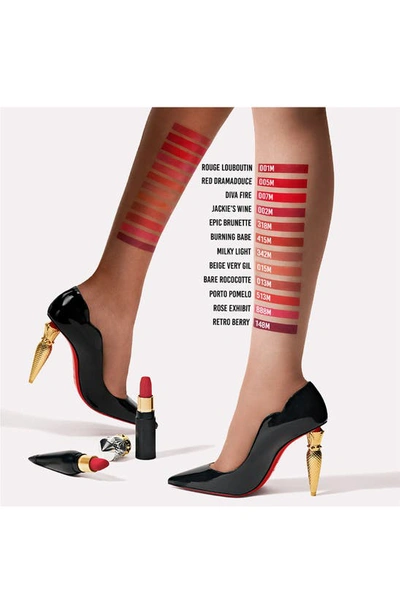 Christian Louboutin Rouge Louboutin Velvet Matte On The Go Lipstick In Bare Rococotte 013