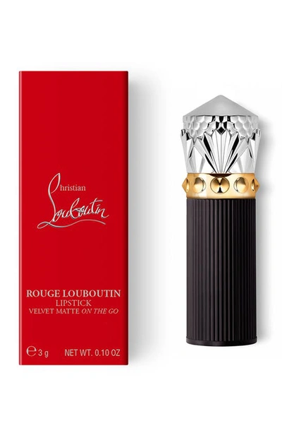 Shop Christian Louboutin Rouge Louboutin Velvet Matte On The Go Lipstick In Bare Rococotte 013