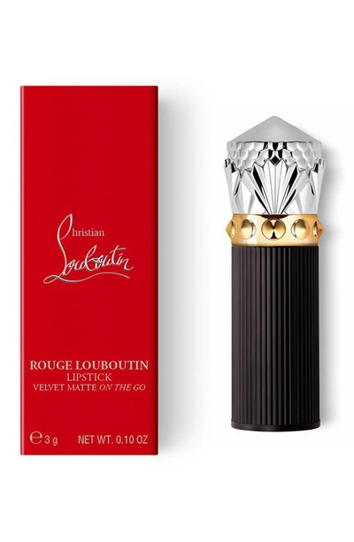 Christian Louboutin Rouge Louboutin Velvet Matte On The Go Lipstick In Beige Very Gil 015