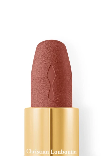 Christian Louboutin Rouge Louboutin Velvet Matte On The Go Lipstick In Beige Very Gil 015