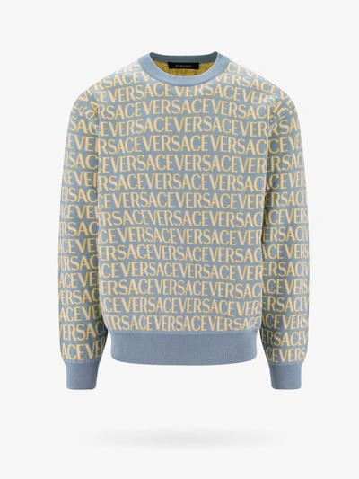 Versace jumper grey sale