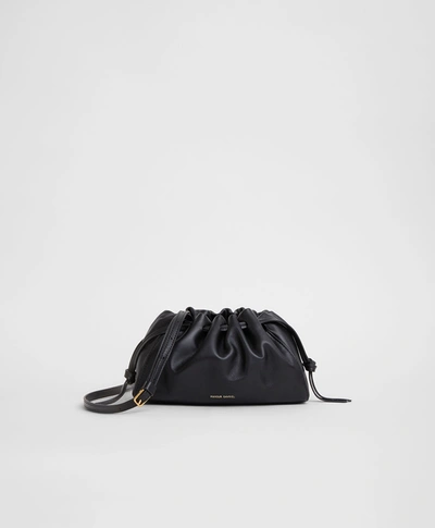 Shop Mansur Gavriel Mini Bloom Bag In Black/flamma
