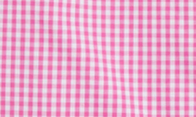 Shop Vineyard Vines Gingham Stretch Cotton Button-down Shirt In Paradise Punch