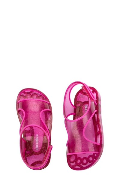 Shop Mini Melissa Kids' Jelly Sandal In Pink/ Pink