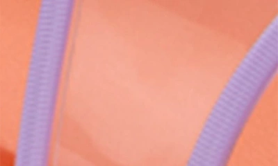 Shop Mini Melissa Kids' Jelly Sandal In Orange/ Clear/ Lilac