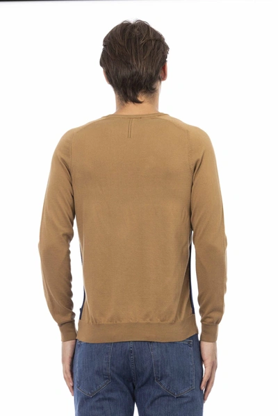Shop Baldinini Trend Brown Cotton Men's Sweater