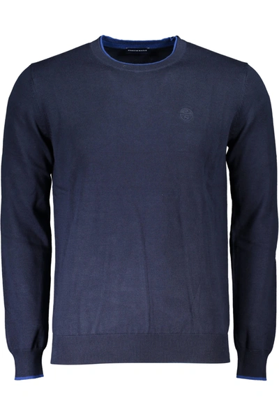 Shop North Sails Blue Cotton Men's Sweater