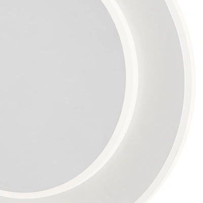 Shop Finesse Decor Luna Eclipse Two Circle Multiuse Lamp In White