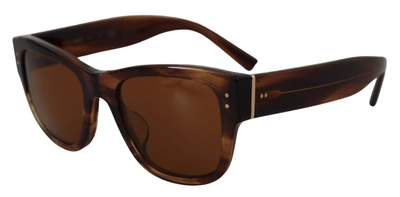 Shop Dolce & Gabbana Square Acetate Frame Uv Dg4338f Women's Sunglasses In Brown