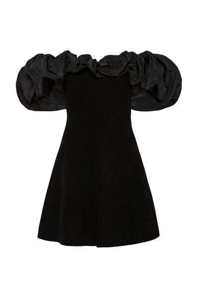 Shop Aje Eldora Mini Dress In Black