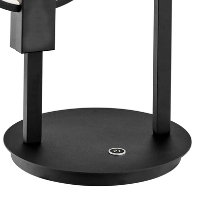 Shop Finesse Decor Hong Kong Led Tall Table Lamp In Black