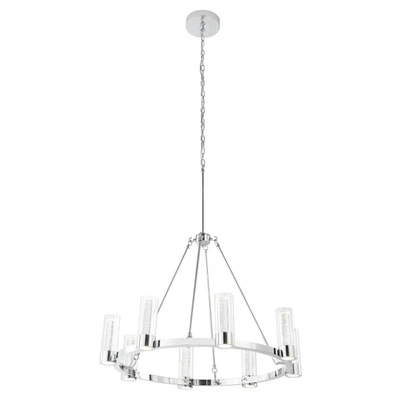 Shop Finesse Decor Victory 8 Light Chandelier In Silver