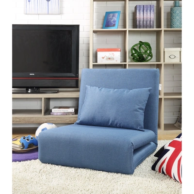 Shop Loungie Relaxie Flip Chair In Blue