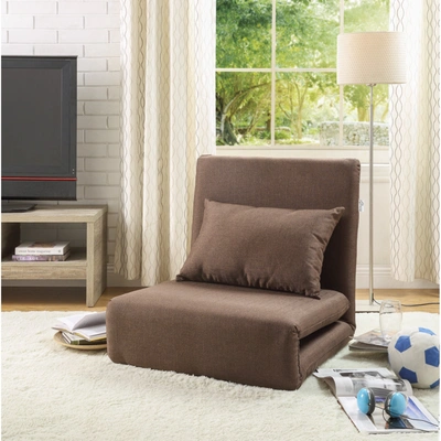 Shop Loungie Relaxie Flip Chair In Brown