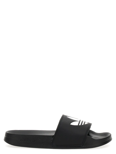 Shop Adidas Originals Adilette Lite Sandals White/black