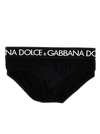 Shop Dolce & Gabbana Brando 2-pack Briefs Underwear, Body Black