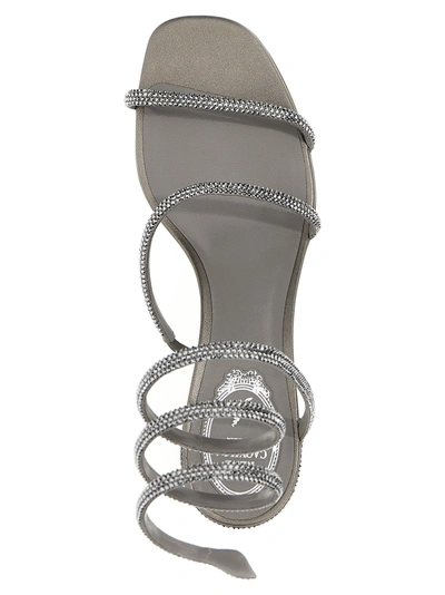 Shop René Caovilla Cleo Sandals Silver
